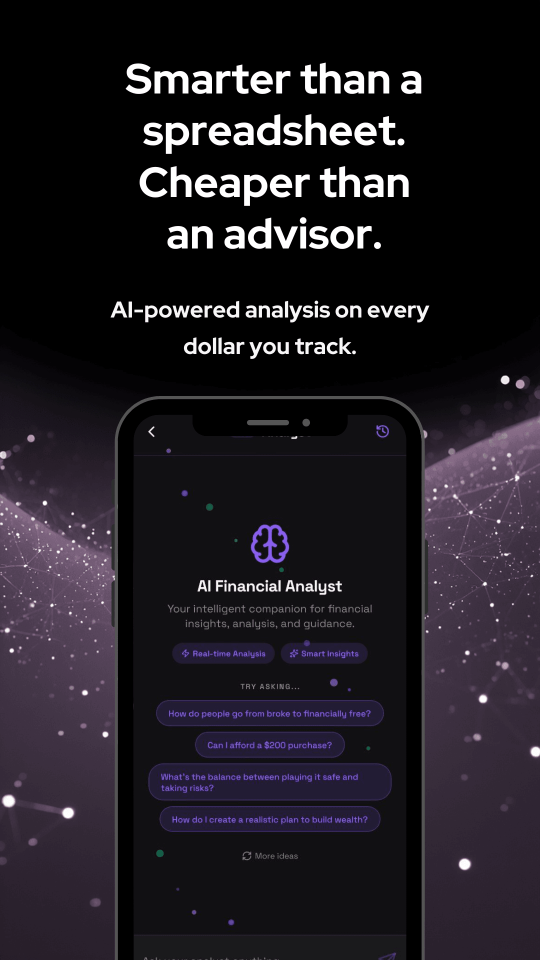 AI Financial Analyst for smart insights
